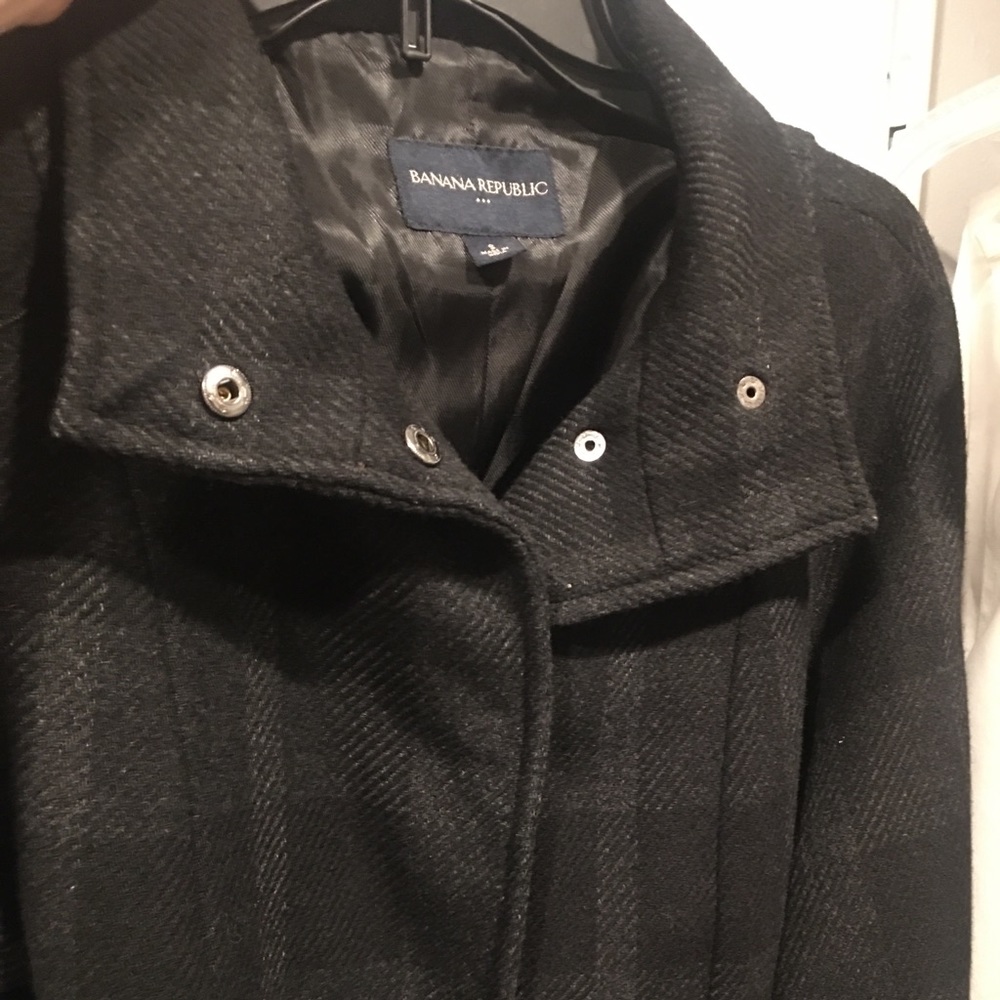Quarter sleeve wool jacket